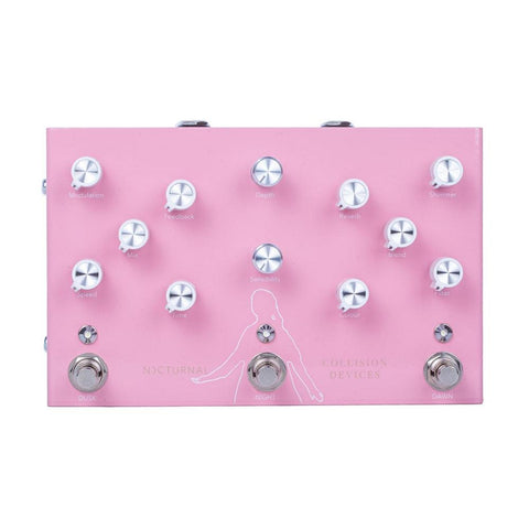 Collision Devices Nocturnal Delay Tremolo, Pink (Limited Edition)