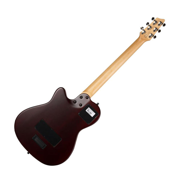 Godin A6 Ultra Baritone SG Acoustic Electric Guitar, Semi Gloss Burnt Umber