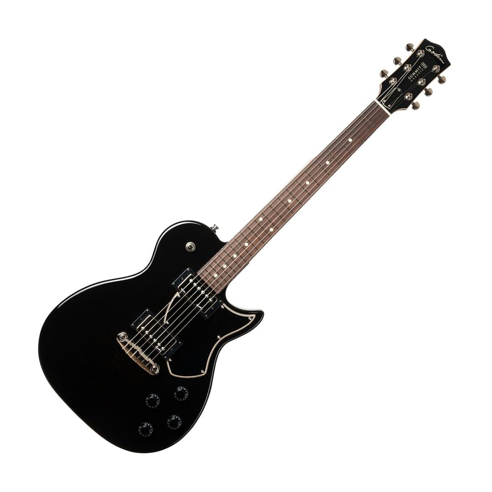 Godin Summit HG 6 String Electric Guitar, Classic Black