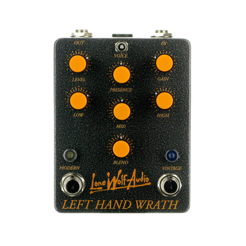 Lone Wolf Audio Left Hand Wrath Distortion V3, Hammered Gray