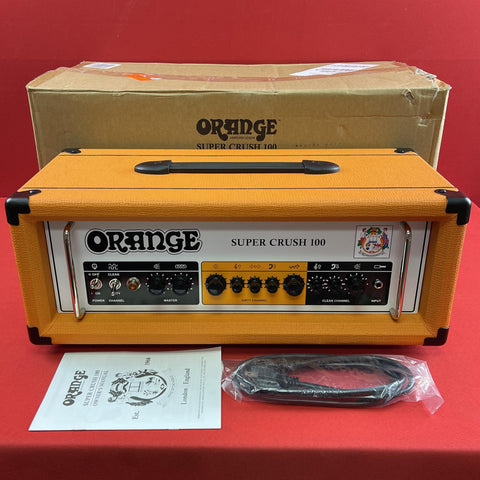 [USED] Orange Super Crush 100 H 100 Watt Guitar Amplifier Head