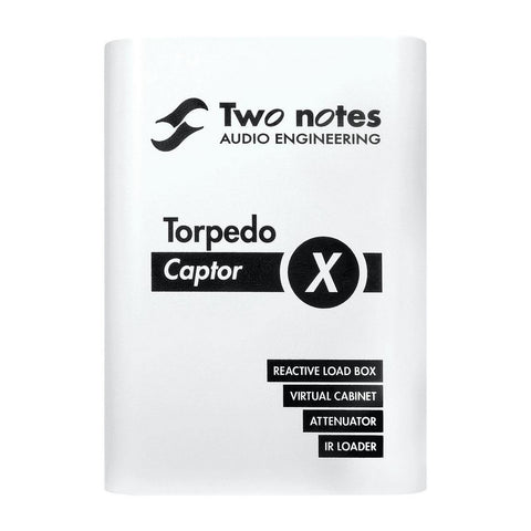 Two Notes Torpedo Captor X Reactive Loadbox DI and Attenuator, 8 Ohm