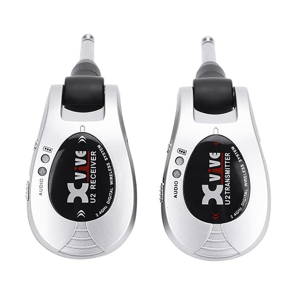 Xvive U2 2.4GHZ Wireless Guitar System, Silver