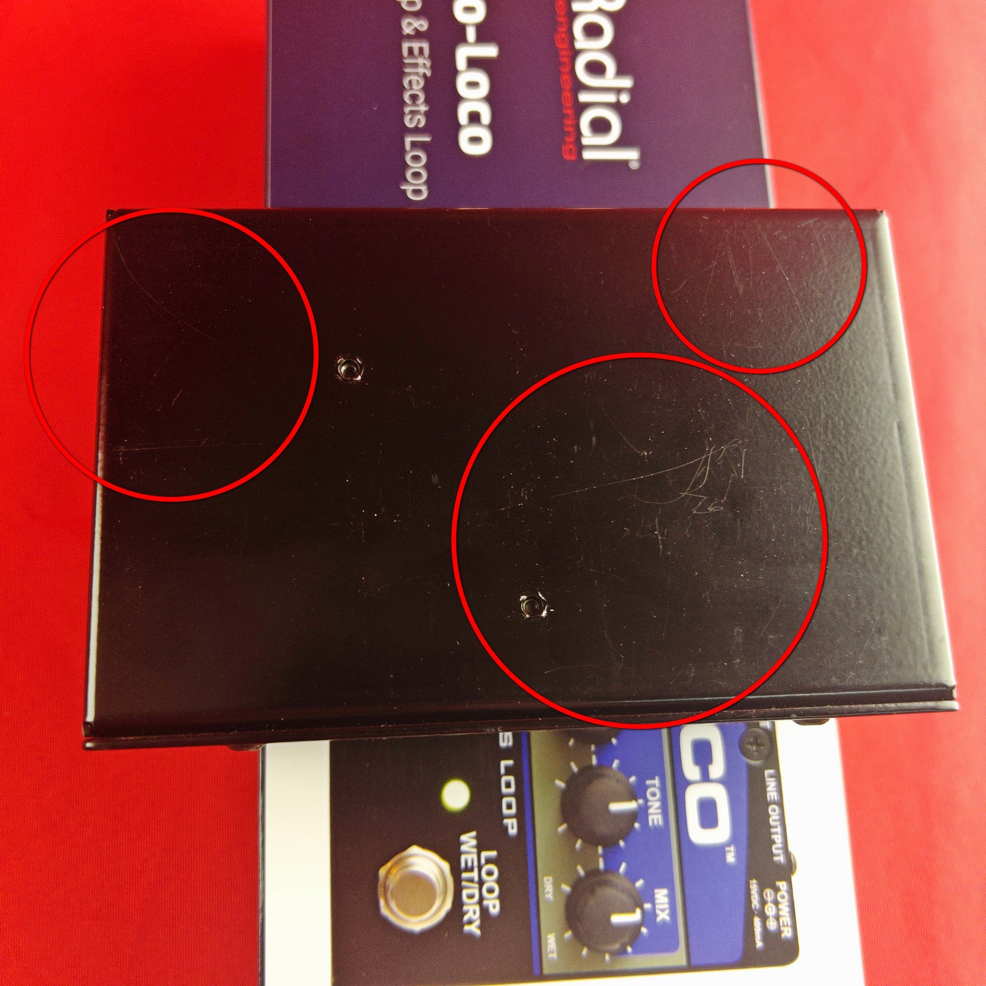 USED] Radial Voco Loco Microphone Effects Loop & Switcher for