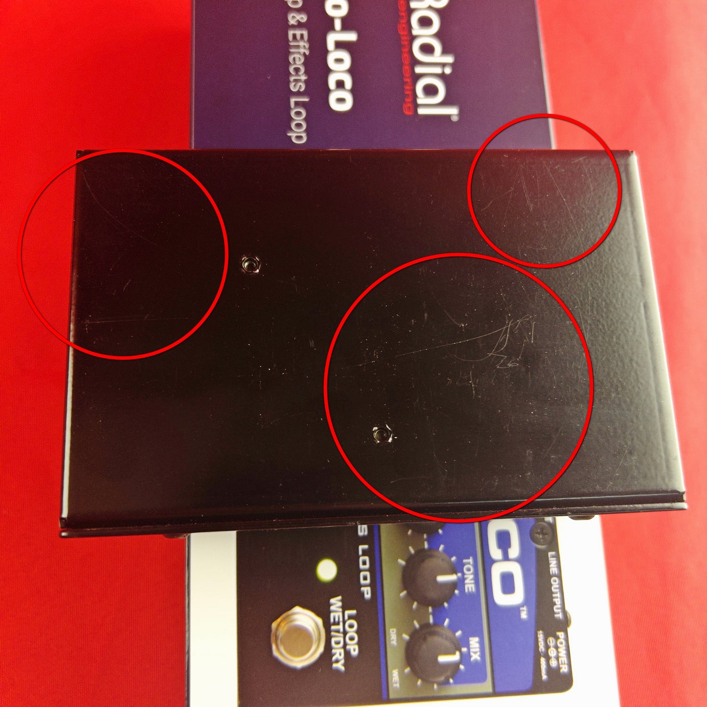 [USED] Radial Voco Loco Microphone Effects Loop & Switcher for Guitar Effects (See Description)