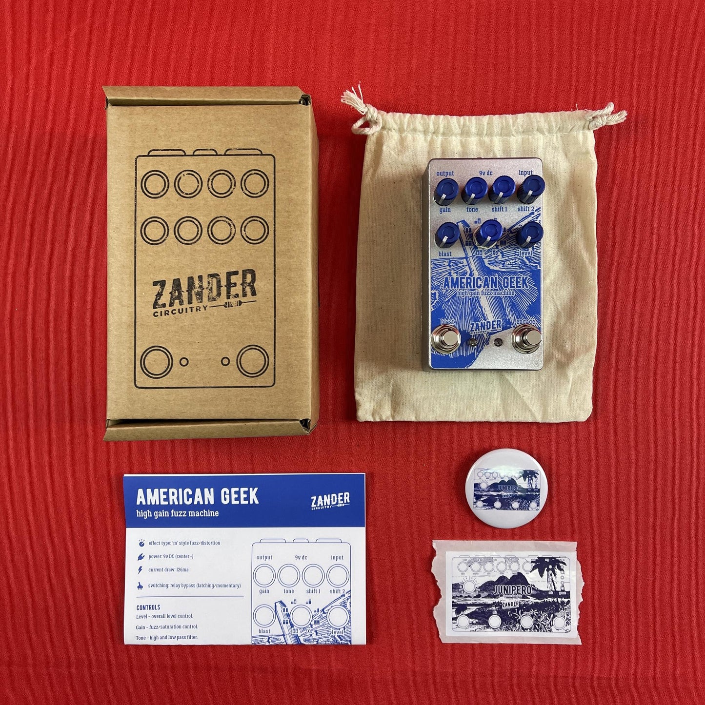 [USED] Zander Circuitry American Geek Fuzz