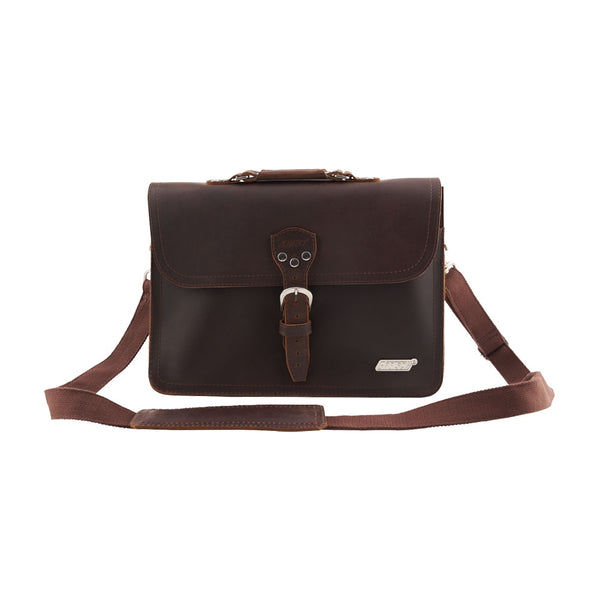 Gretsch Leather Laptop Bag, Brown (Limited Edition)