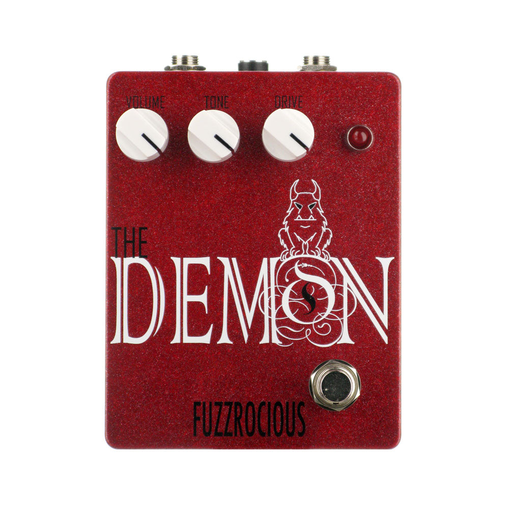 Fuzzrocious Pedals The Demon Overdrive Distortion, Red