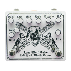 Lone Wolf Audio Left Hand Wrath Deluxe Distortion, White (Gear Hero Exclusive)