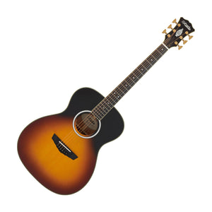 D'Angelico DAEOMVSNGP2 Excel Tammany Series Acoustic Electric Guitar, Vintage Sunset