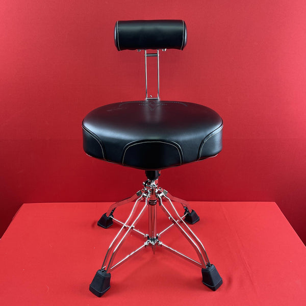 [USED] Tama HT741B 1st Chair Ergo-Rider Drum Throne w/Backrest, Black