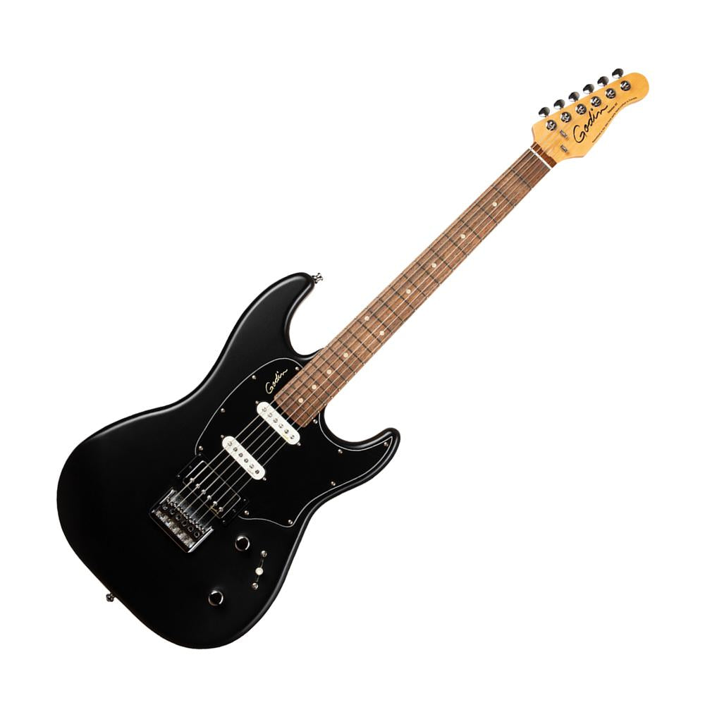 Godin Session HT 6 String Solid-Body Electric Guitar, Matte Black