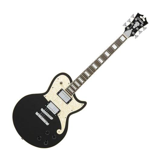 D'Angelico Premier Atlantic Electric Guitar, Black Flake