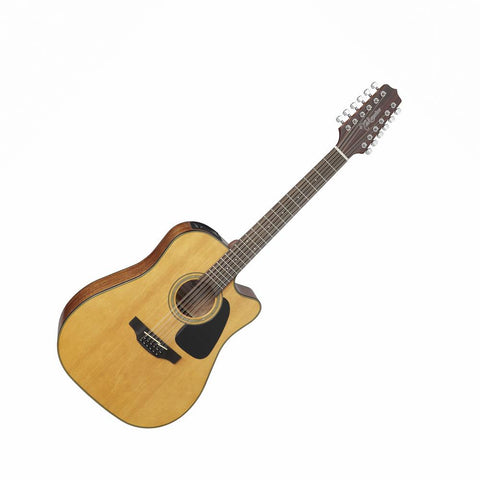 Takamine GD30CE-12 NAT Dreadnought Cutaway 12 String Acoustic/ Electric Guitar, Natural