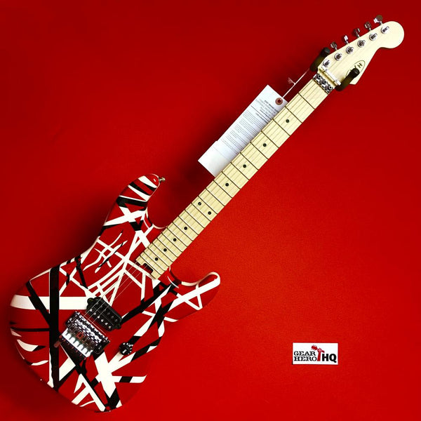 [USED] EVH Striped Series - Red, Black, and White