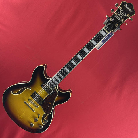 [USED] Ibanez AS93FMAYS Artcore Series Electric Guitar, Anitque Yellow Sunburst