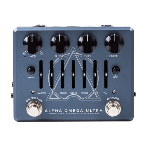 Darkglass Alpha Omega Ultra V2 Bass Preamp Overdrive w/Aux