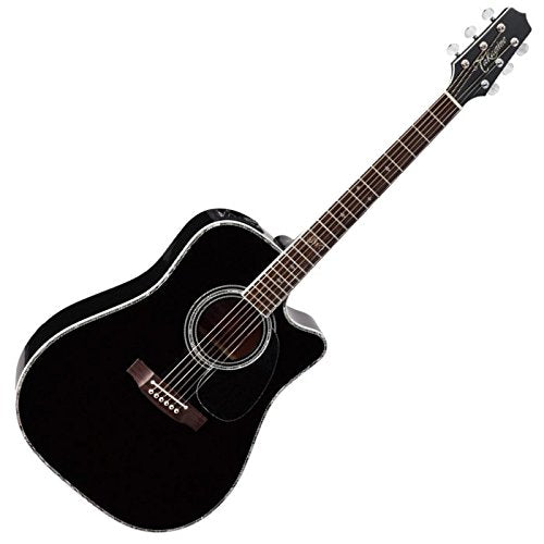 Takamine SW341SC Steve Wariner Signature Dreadnought Acoustic-Electric Guitar Gloss Black