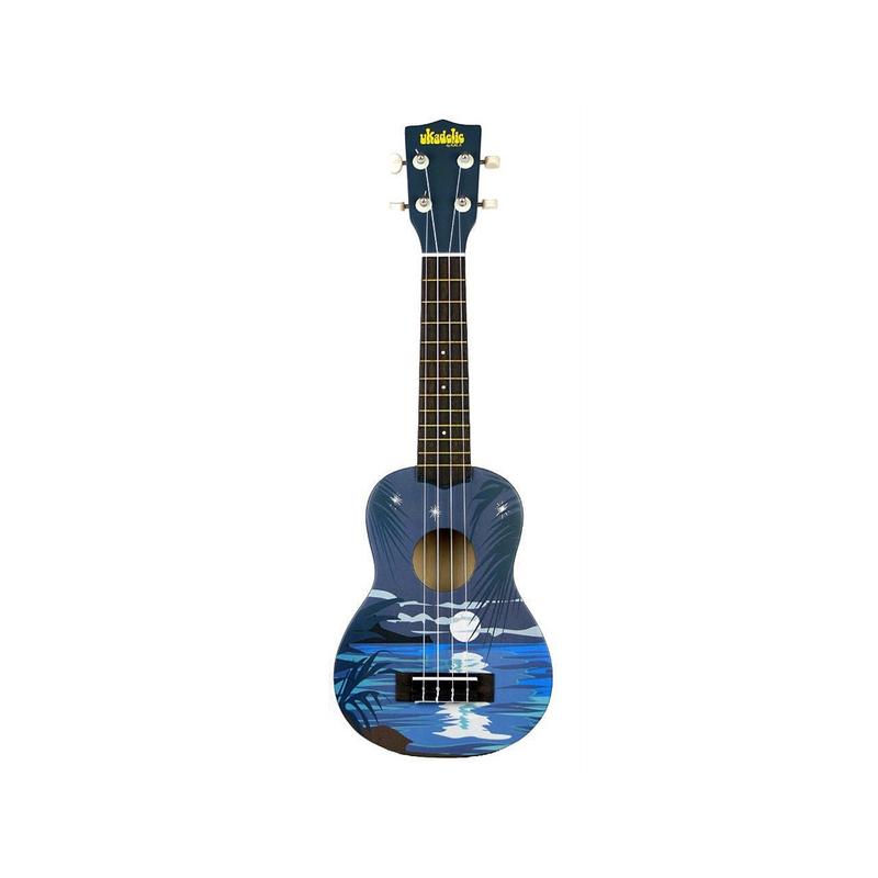 Kala KA-SNIGHT Ukadelic Series Soprano Ukulele, Tropical Night