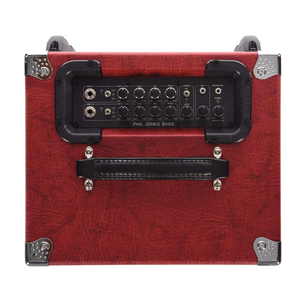Phil Jones Bass BG-400R Suitcase Compact Bass Combo, Red