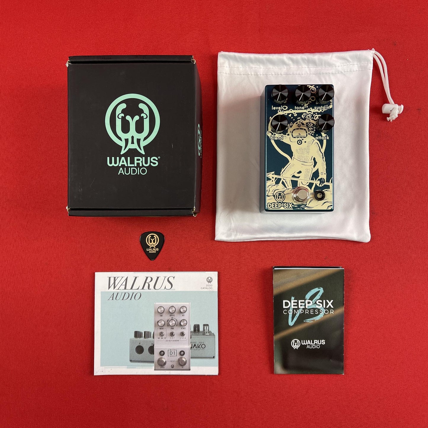 [USED] Walrus Audio Deep Six Compressor V3, Teal (Gear Hero Exclusive)