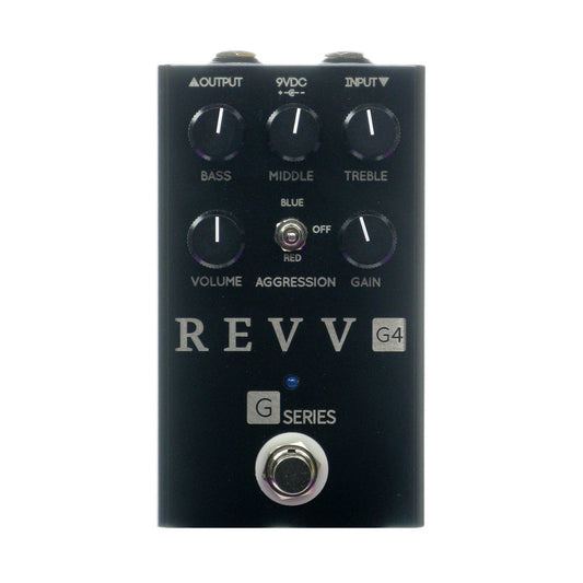 Revv Amplification G4 High Gain Distortion, Blackout Edition (Gear Hero Exclusive)