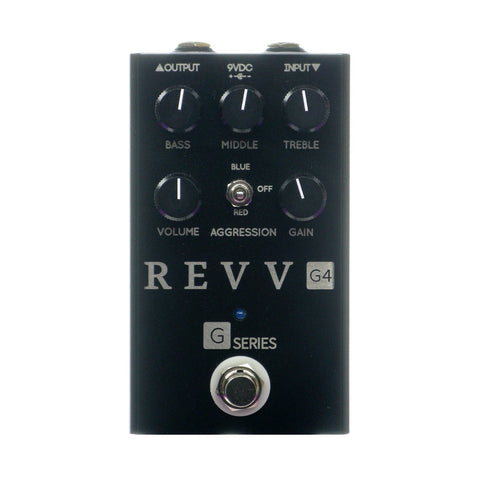 Revv Amplification G4 High Gain Distortion, Blackout Edition (Gear Hero Exclusive)