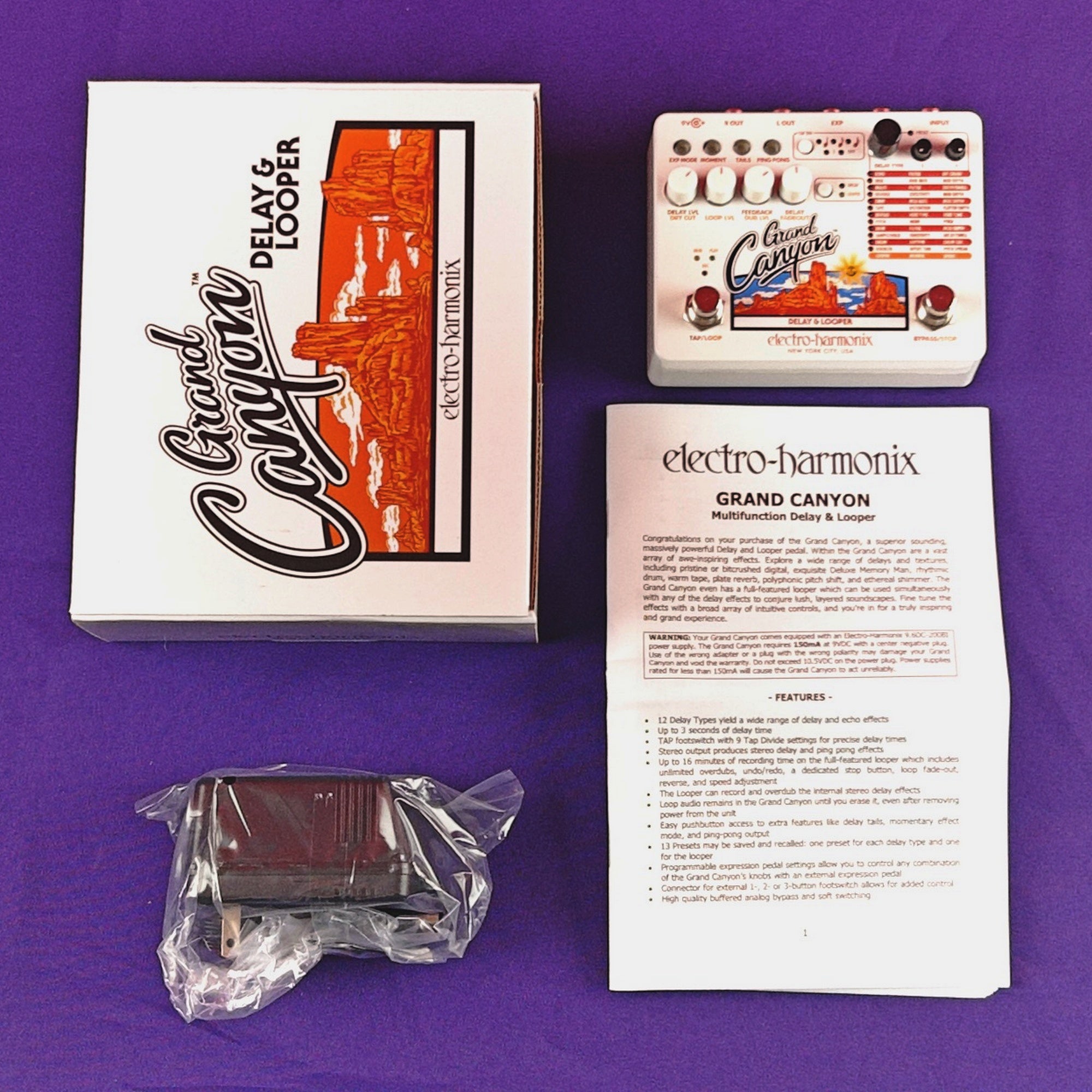 USED] Electro-Harmonix Grand Canyon Delay and Looper | guitar