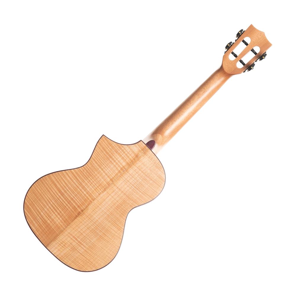 Kala KA-ASFM-T-C Tenor Ukulele, Natural Flame Maple