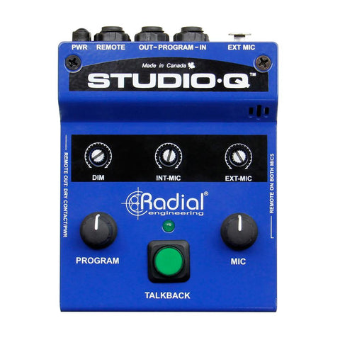 Radial StudioQ Desktop Cue & Talkback Controller