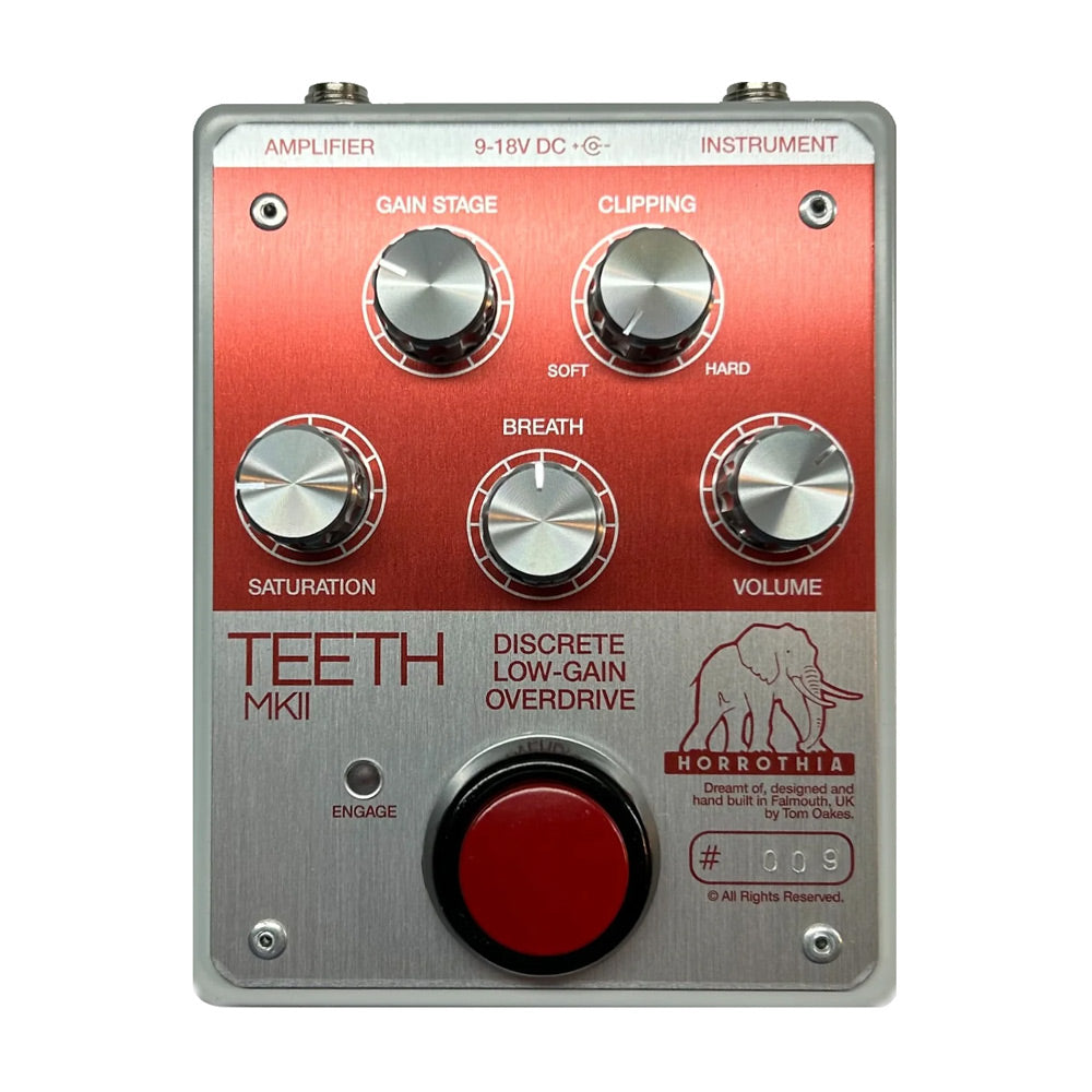 Horrothia Teeth MkII Discrete Low-Gain Overdrive