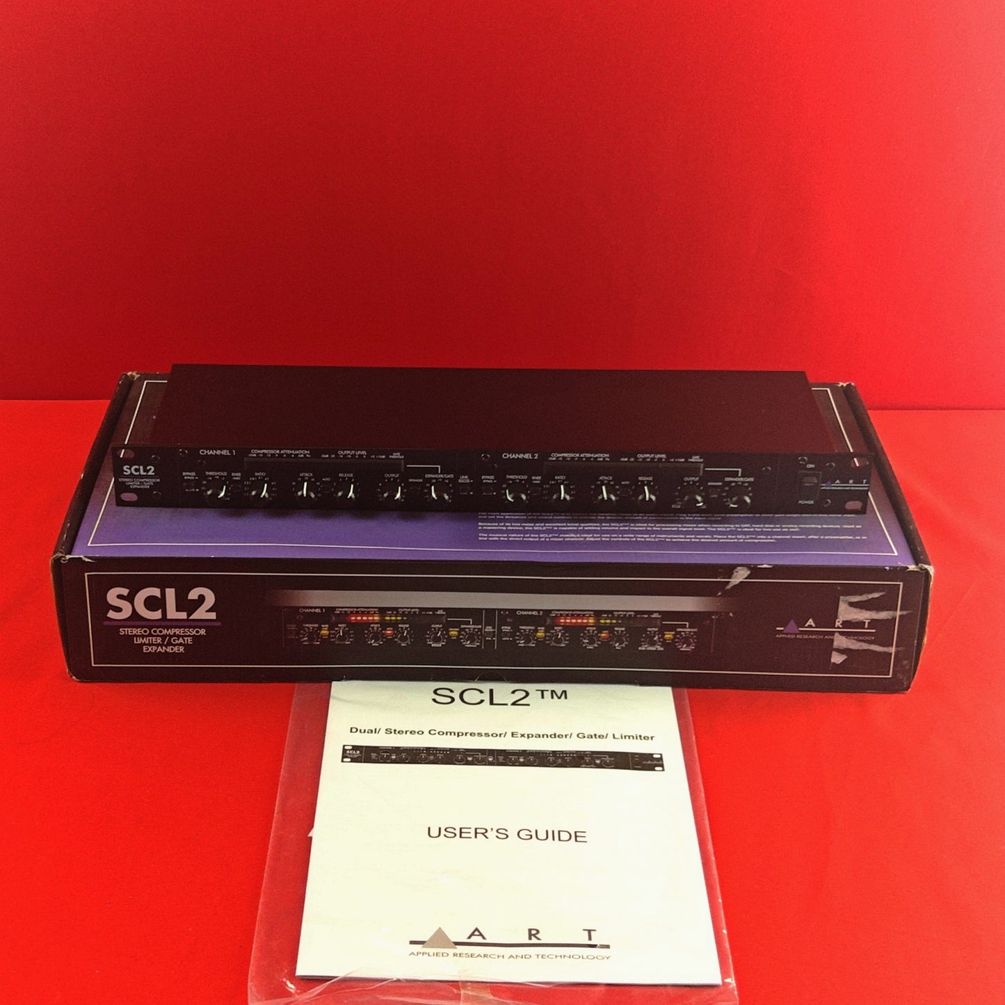 [USED] ART SCL2 Dual / Stereo Compressor / Limiter Expander / Gate (See Description).