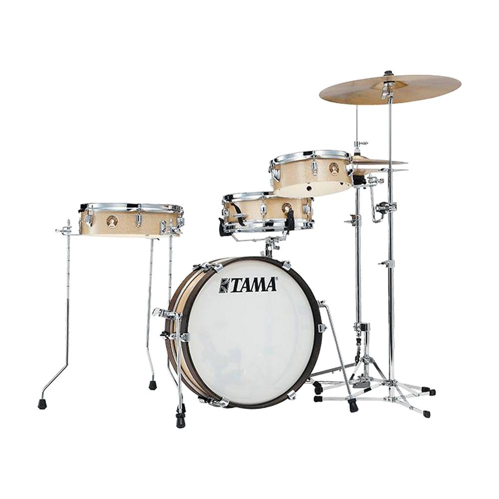 Tama LJK48PCHM Club-Jam Pancake 3 Piece Shell Kit, Champagne Mist