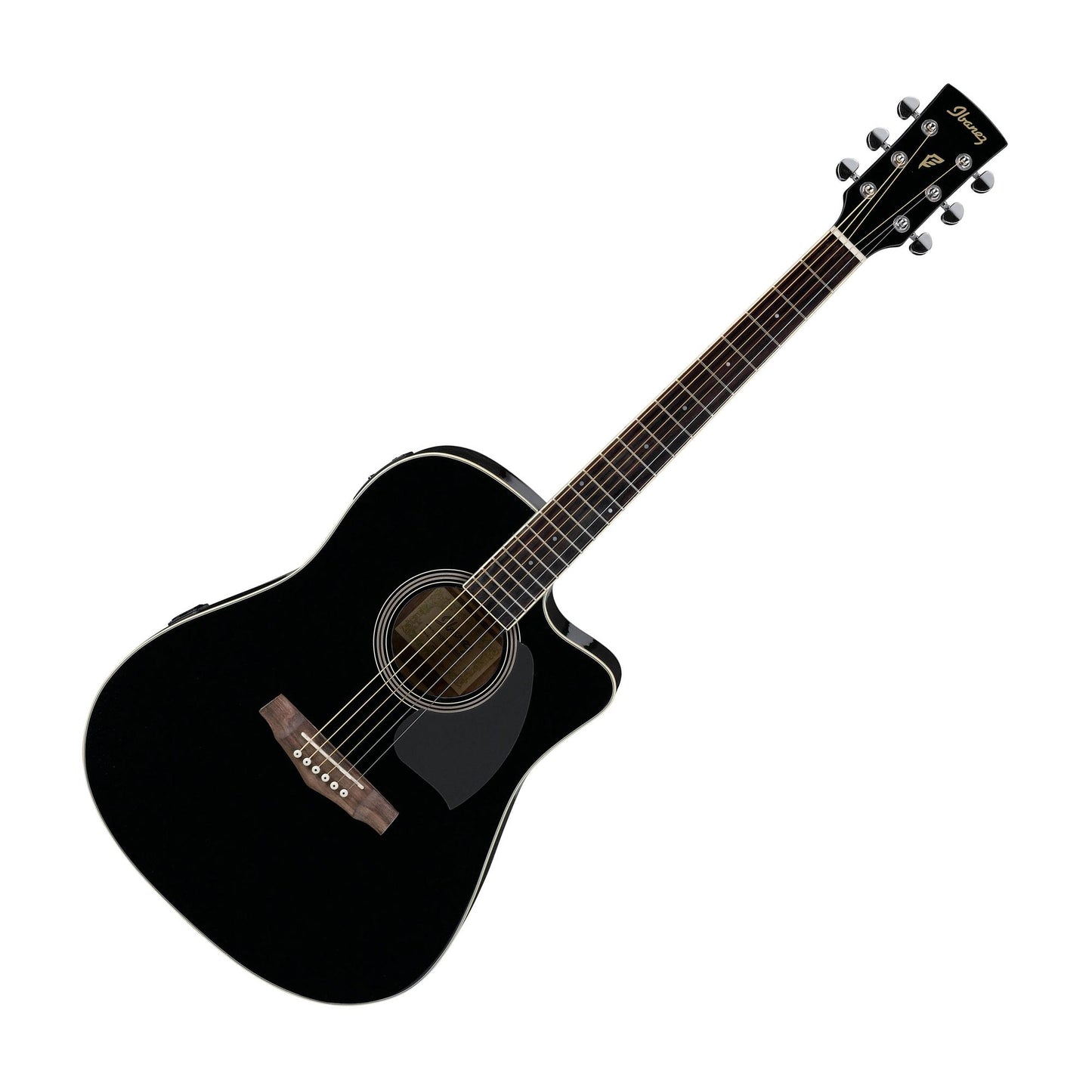 Ibanez PF15ECE Dreadnought Cutaway Acoustic Electric Cutaway Guitar Black