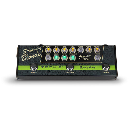 Tech 21 SansAmp Character Plus Series Screaming Blonde Overdrive Boost