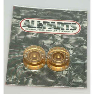 All Parts PK-0130-032 2 Speed Knobs Vintage fits US Split Shaft Pots, Gold