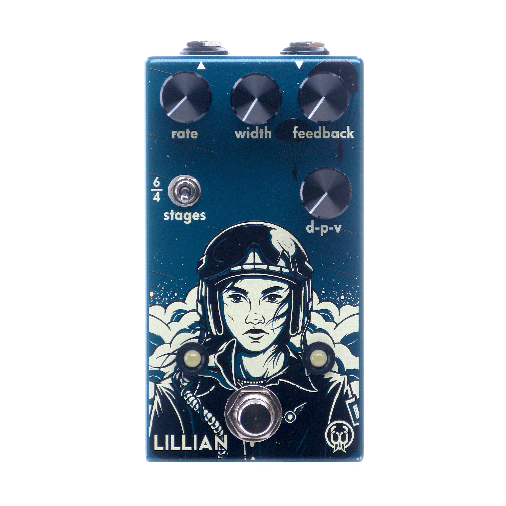 Walrus Audio Lillian Multi-Stage Analog Phaser, Teal (Gear Hero Exclusive)