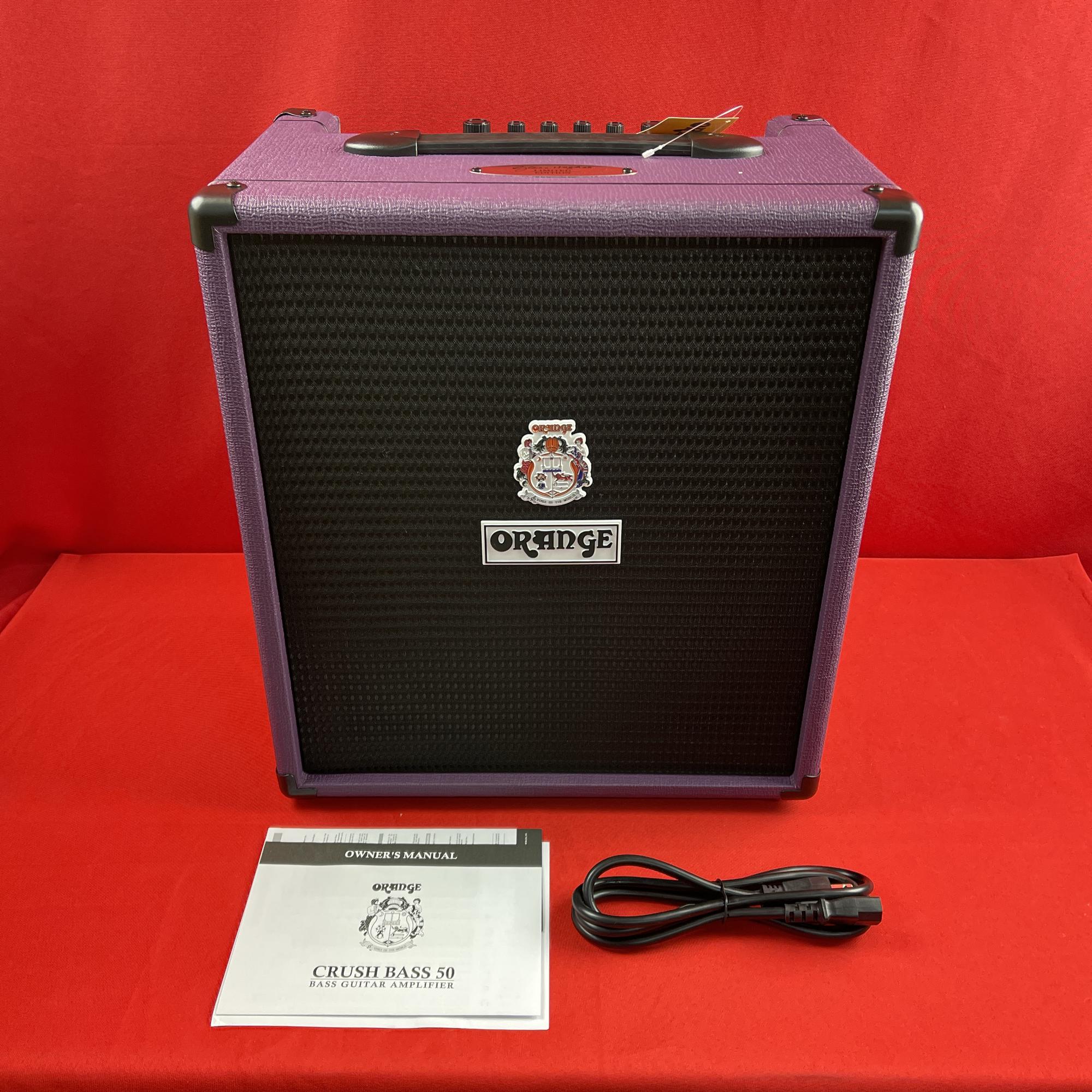 [USED] Orange Crush Bass 50 LTD Glenn Hughes Bass Guitar Amp Combo, Purple (Limited Edition)