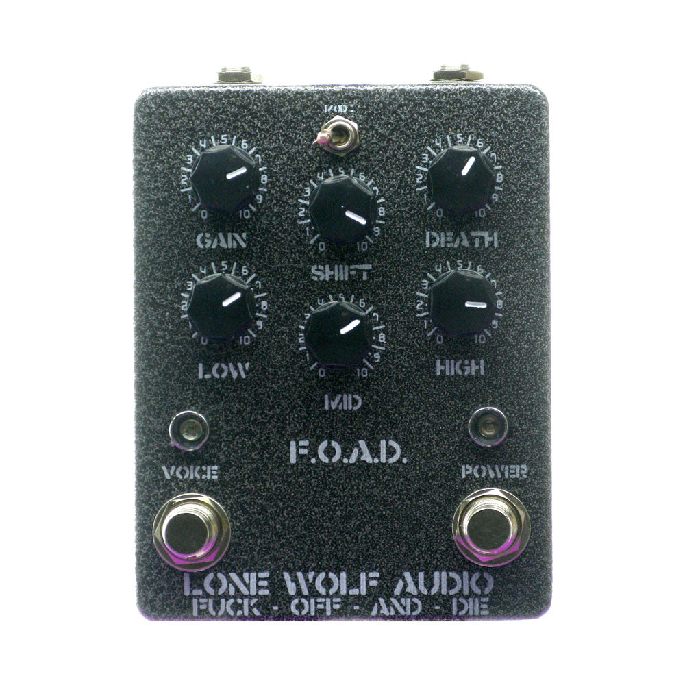 Lone Wolf Audio FOAD V3 Black Metal Overdrive