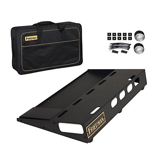 Friedman Tour Pro 1525 Standard 15" x 25" Pedal Board with Riser and Professional Carrying Bag