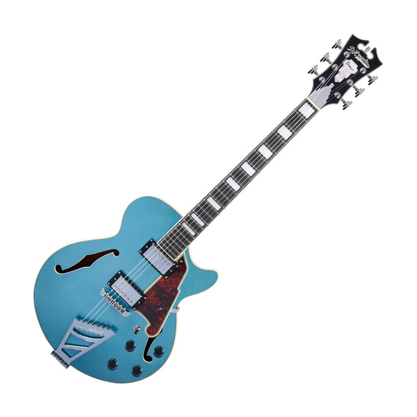 D'Angelico SS Premier Semi-Hollow Electric Guitar, Ocean Turquoise