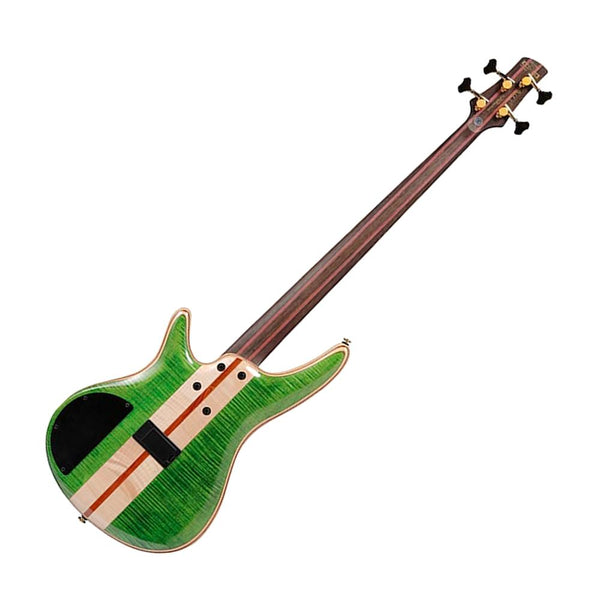 Ibanez SR4FMDXEGL SR Series Bass Guitar w/Gig Bag, Emerald Green Low Gloss