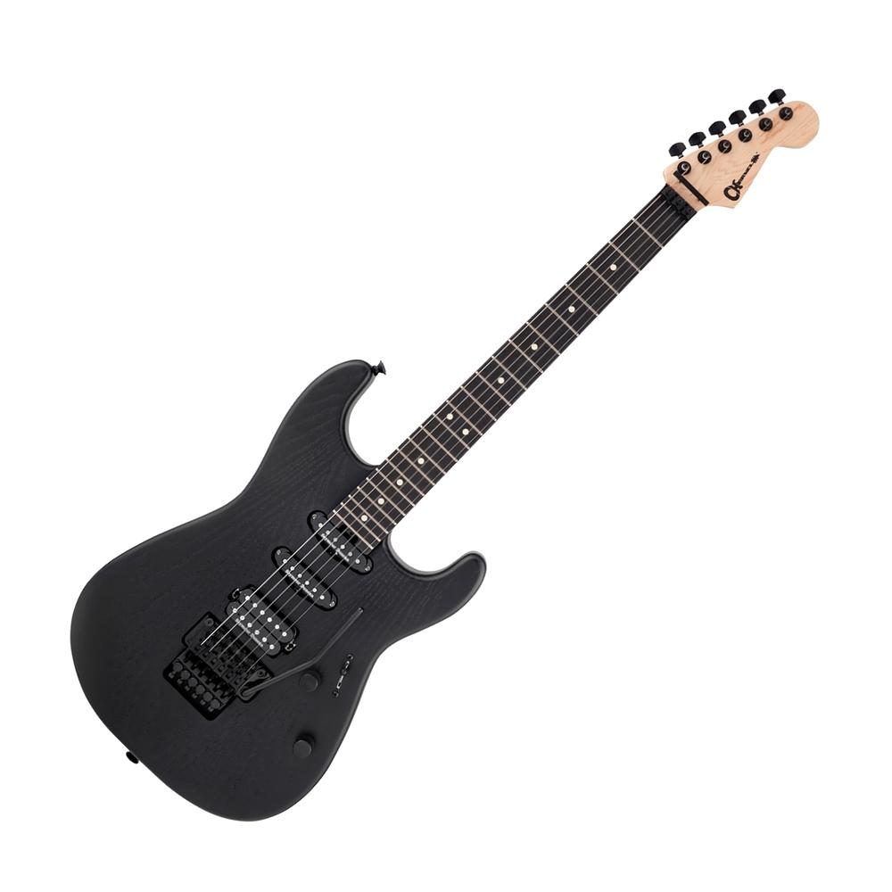 Charvel Pro-Mod San Dimas Style 1 HSS FR E Sassafras, Satin Black