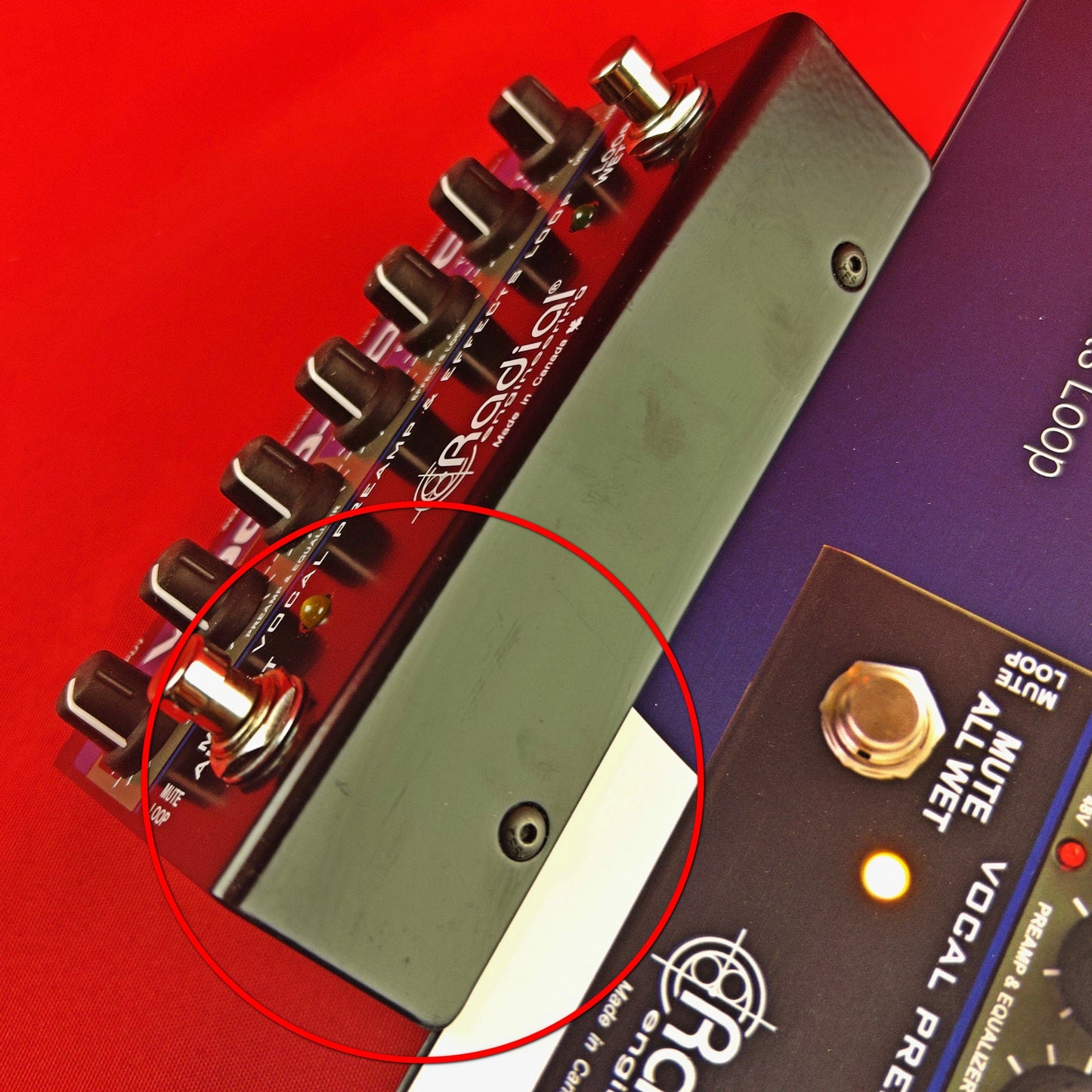 [USED] Radial Voco Loco Microphone Effects Loop & Switcher for Guitar Effects (See Description)