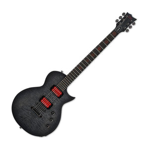 ESP LTD BB-600 Ben Burnley Singature Series Baritone Electric Guitar w/Case, See Thru Satin Black Sunburst