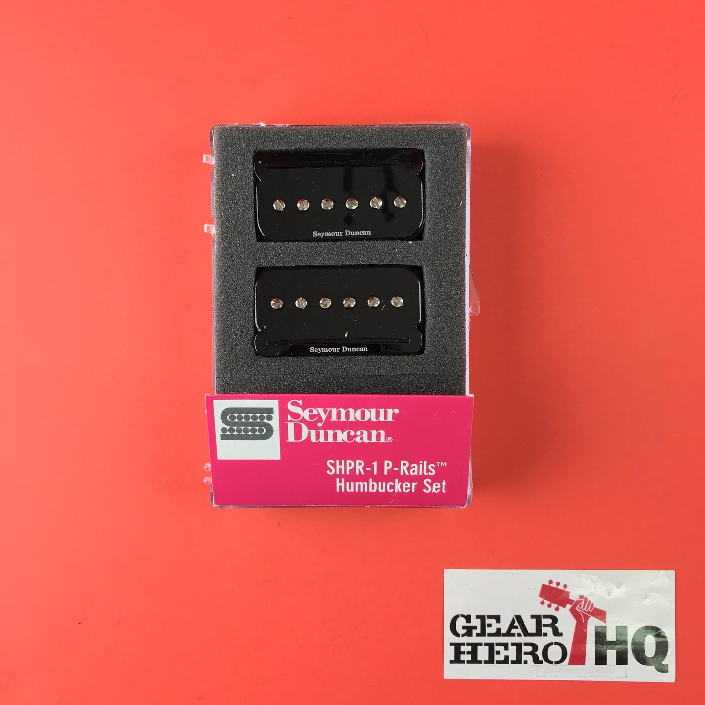 [USED] Seymour Duncan P-Rails Set Black Electric Guitar Electronics