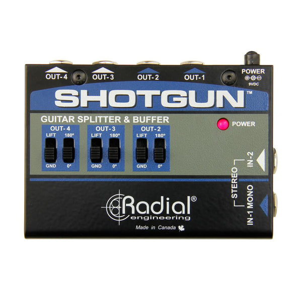 Radial Shotgun 4-channel Amp Driver