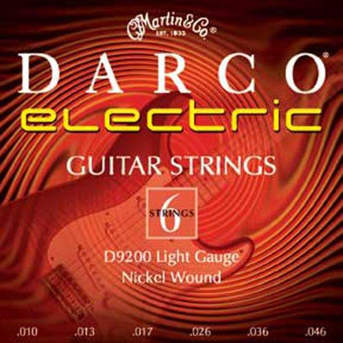 Darco 9200 Nickel Plated Electric Guitar Strings, Light