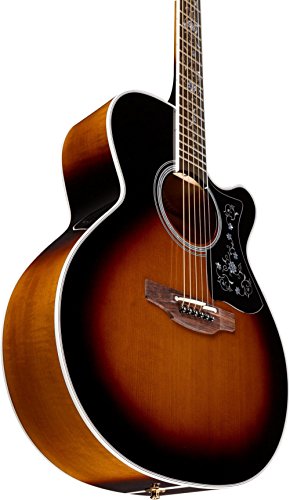 Takamine EF450C Thermal Top Acoustic/ Electric Guitar Brown Sunburst