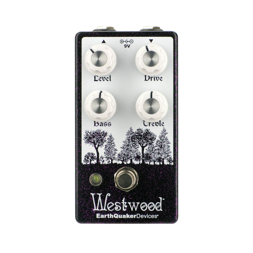 EarthQuaker Devices Westwood Translucent Drive Manipulator, Purple Sparkle (Gear Hero Exclusive)